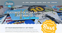 Desktop Screenshot of makemyfreshener.com